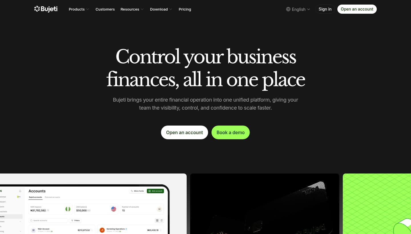 Bujeti: finance control centre for African businesses