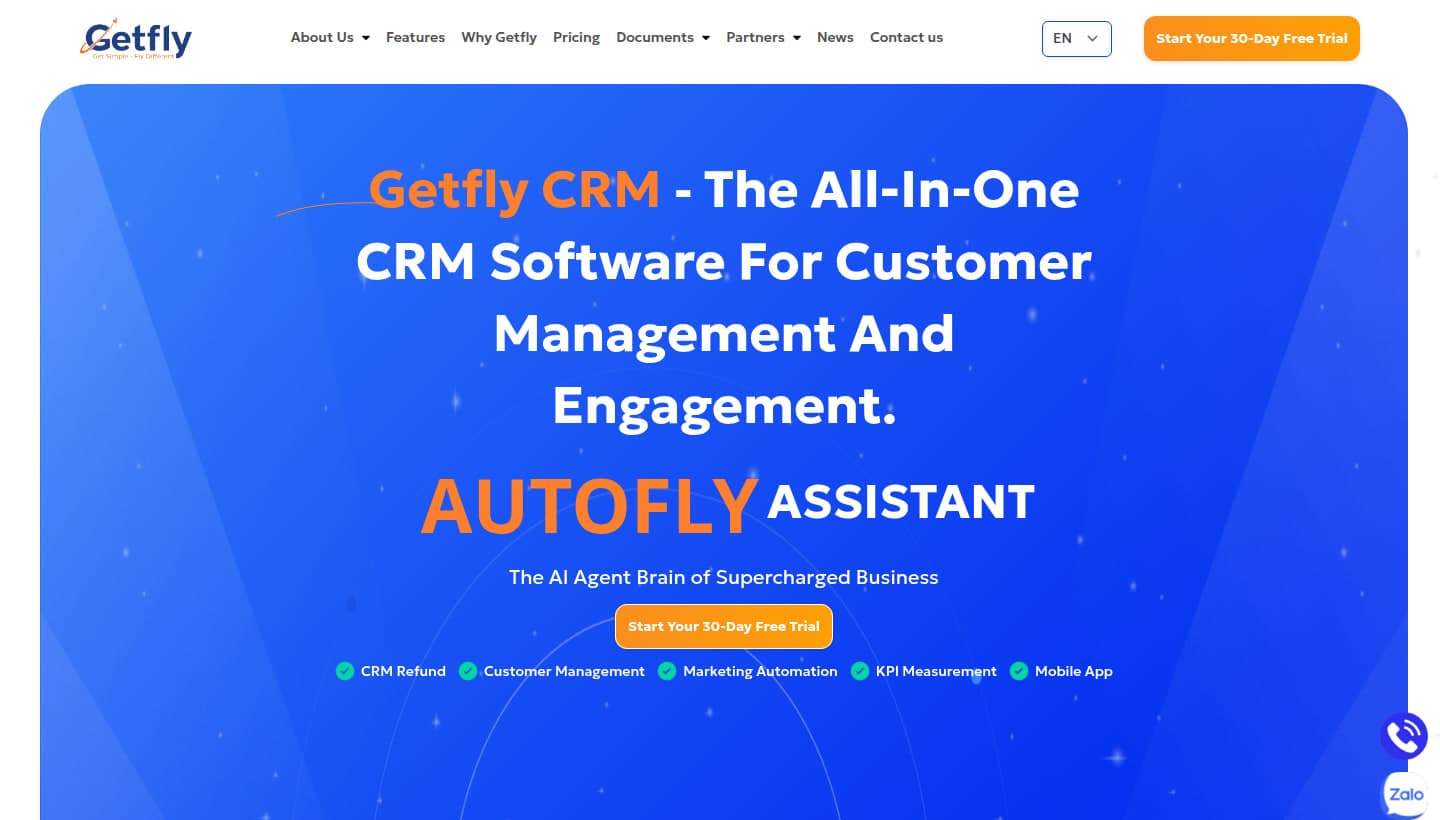 Getfly CRM: all-in-one customer ops for Vietnamese SMEs